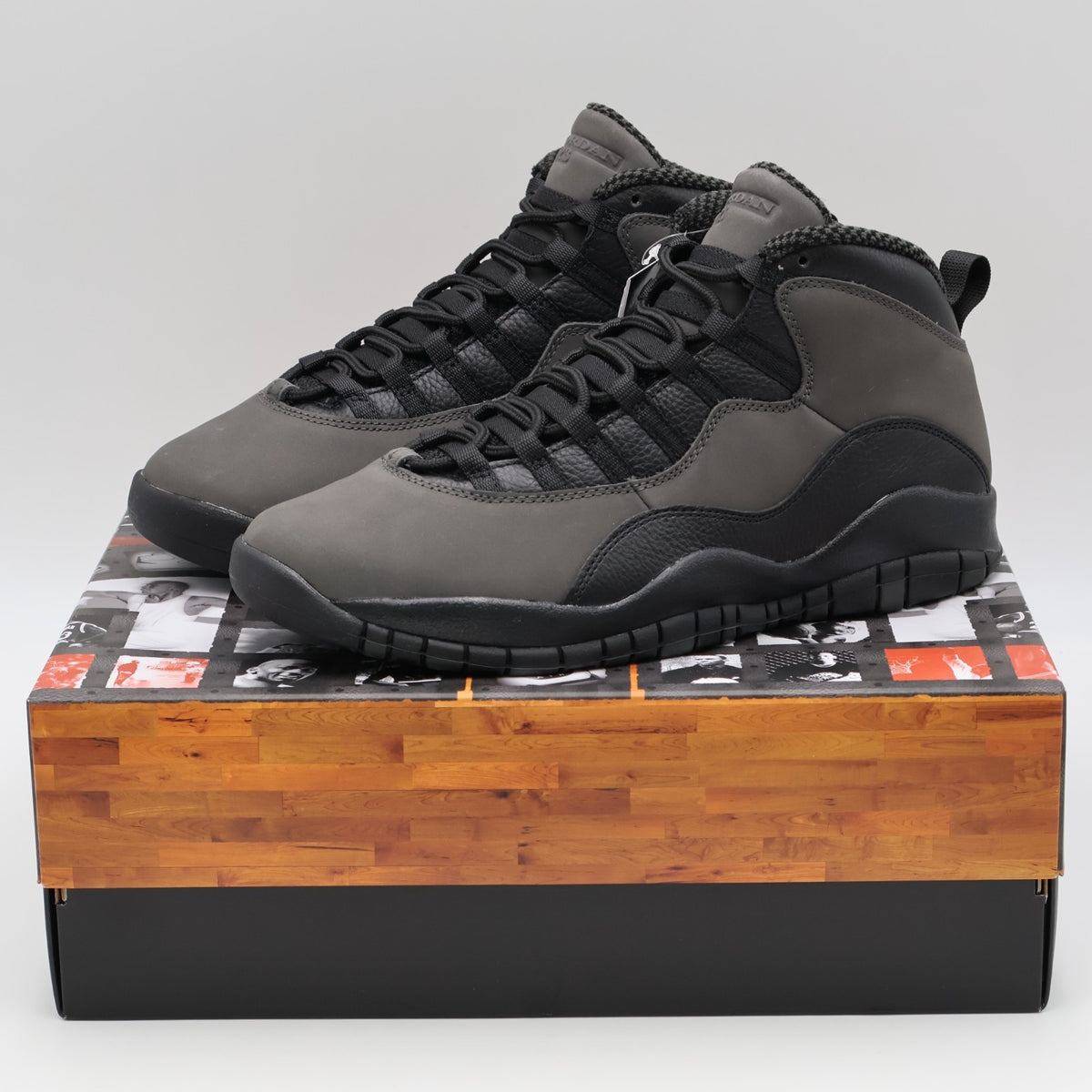 HJ6779-001 Nike Air Jordan 10 Retro Shadow Charred Grey Black (Men's)