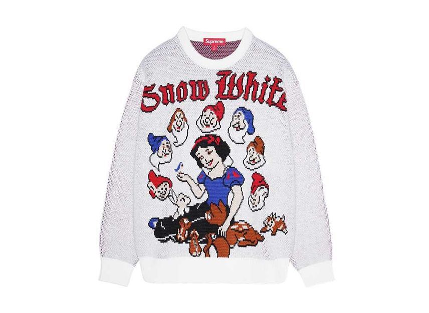 Supreme Snow White Sweater White