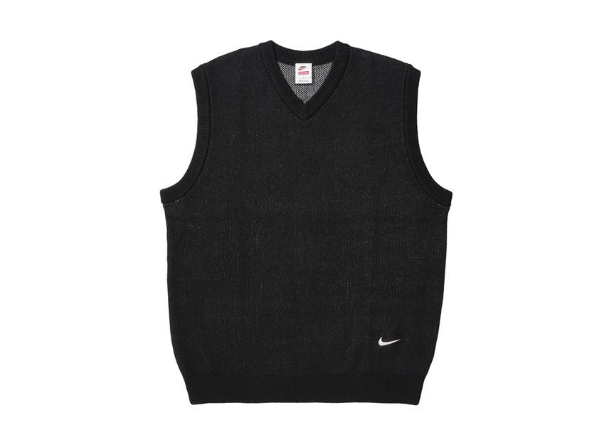 HF9638-010 Supreme Nike Sweater Vest Black