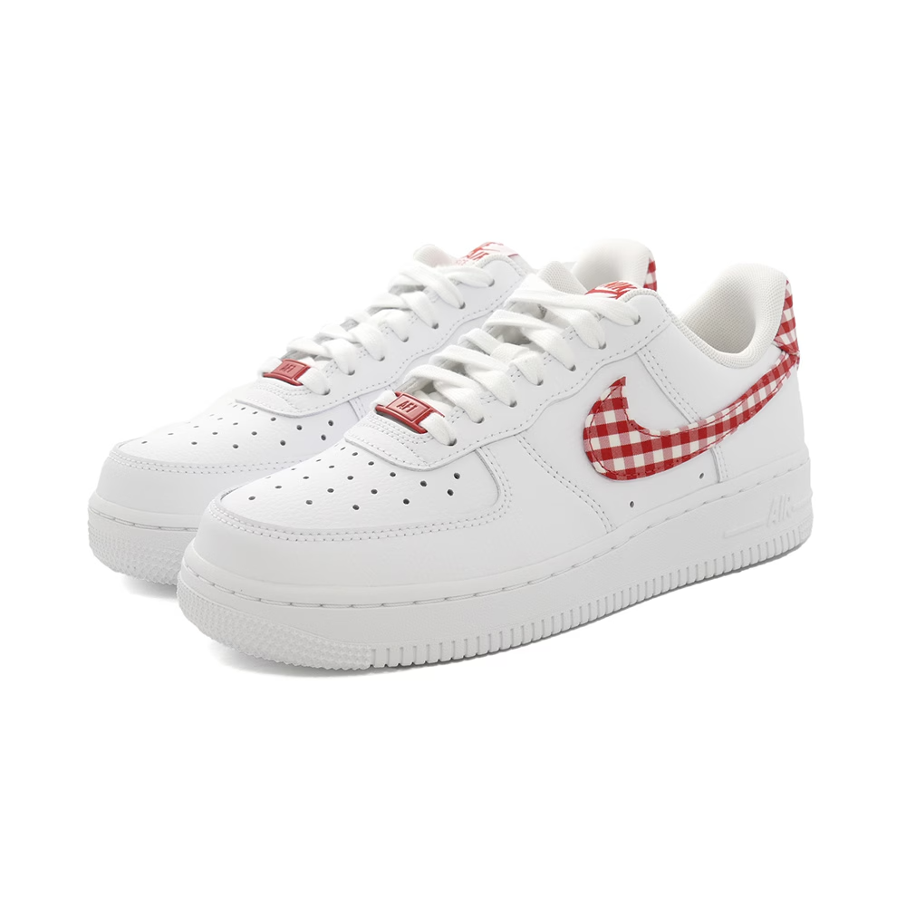 DZ2784-101 Nike Air Force 1 Low "Red Gingham" (Women's)