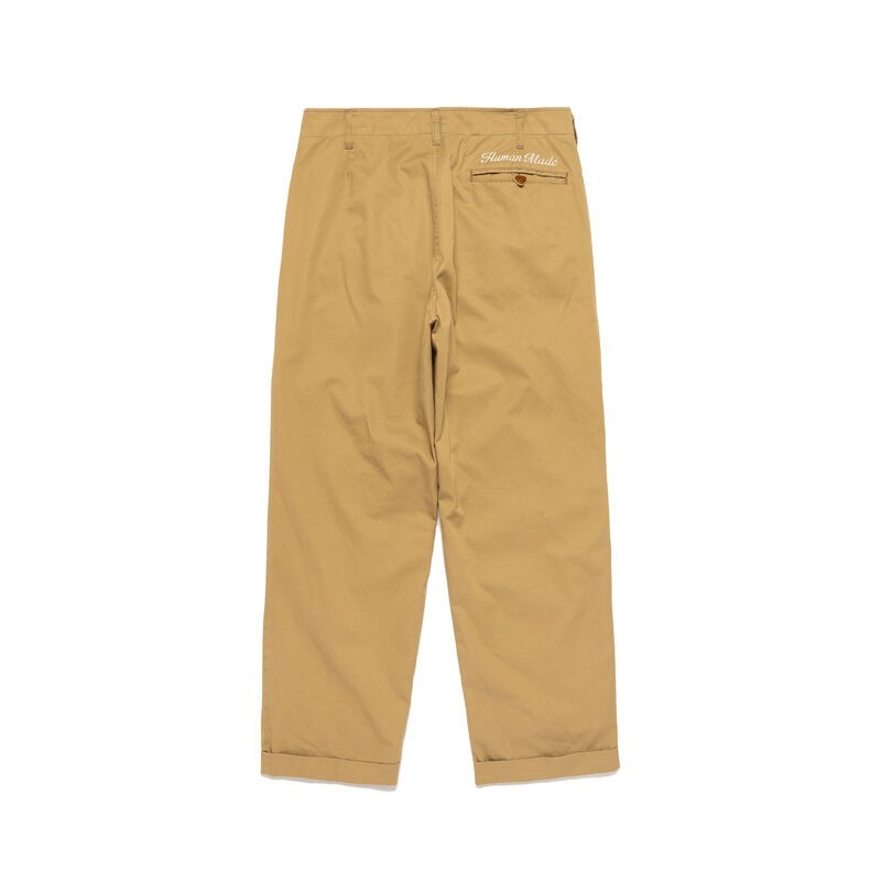 HUMAN MADE 2 Tuck Pants Beige