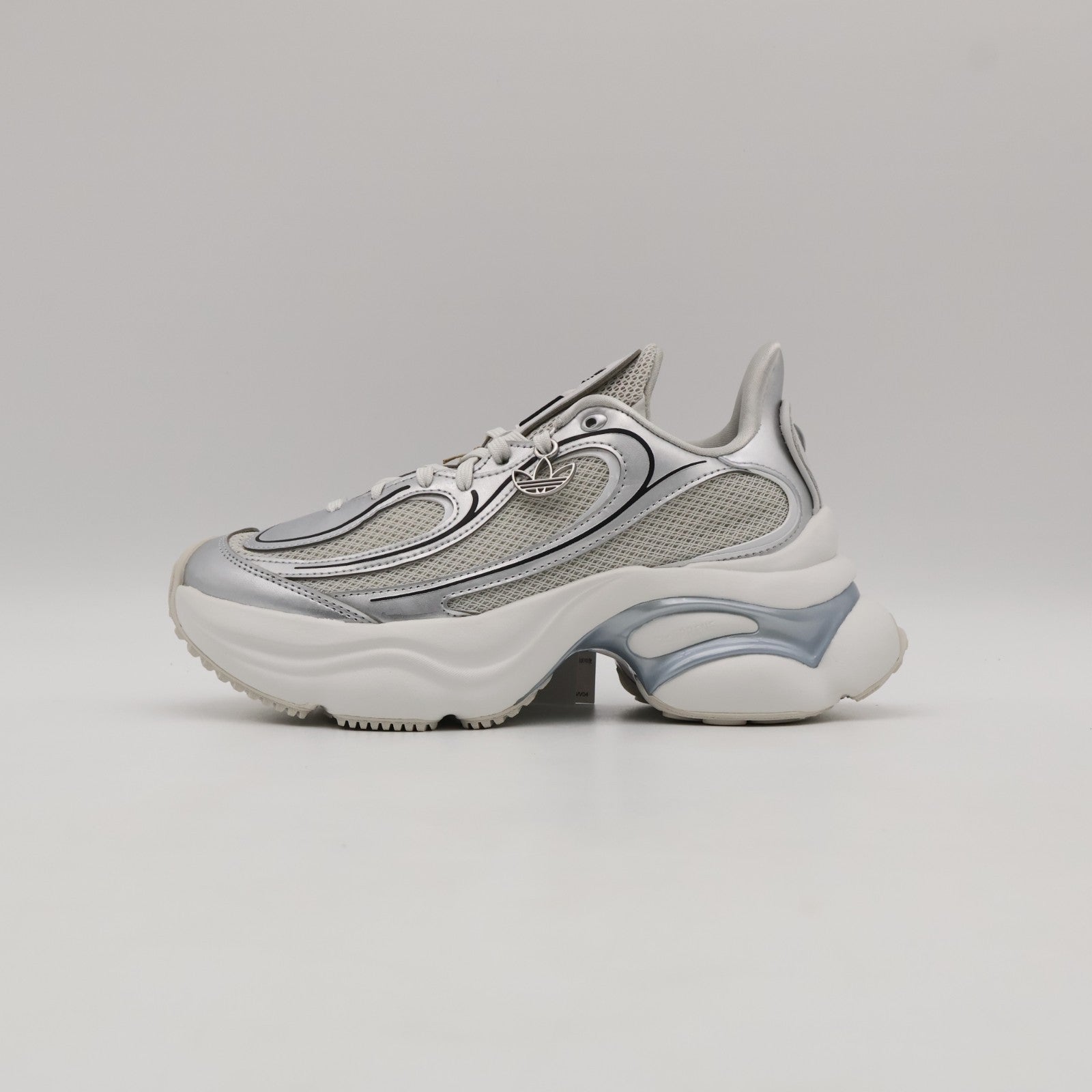 KI0557 adidas Originals Ozvenuz Silver Metallic Grey One Crystal White (Women's)