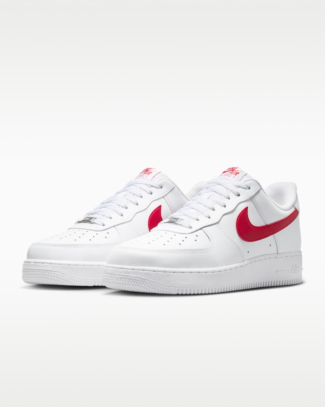 FJ4146-133 Nike Air Force 1 '07 WhiteUniversity Red (Men's)