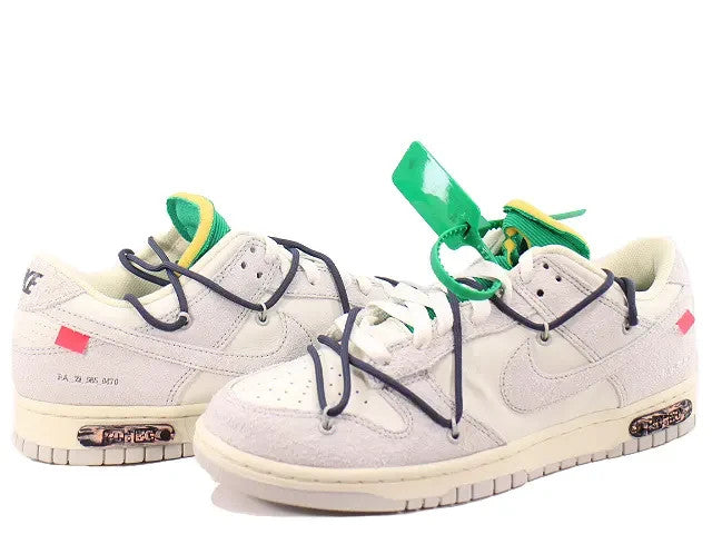 DJ0950-115 Off-White à Nike Dunk Low "Sail/Neutral Grey/Gridiron" (Men's)