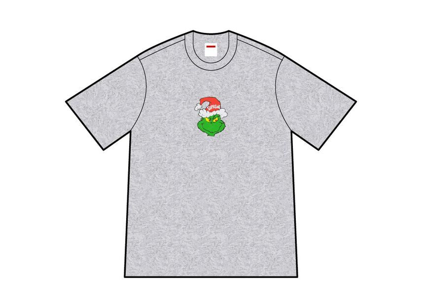 Supreme Grinch Tee Heather Grey