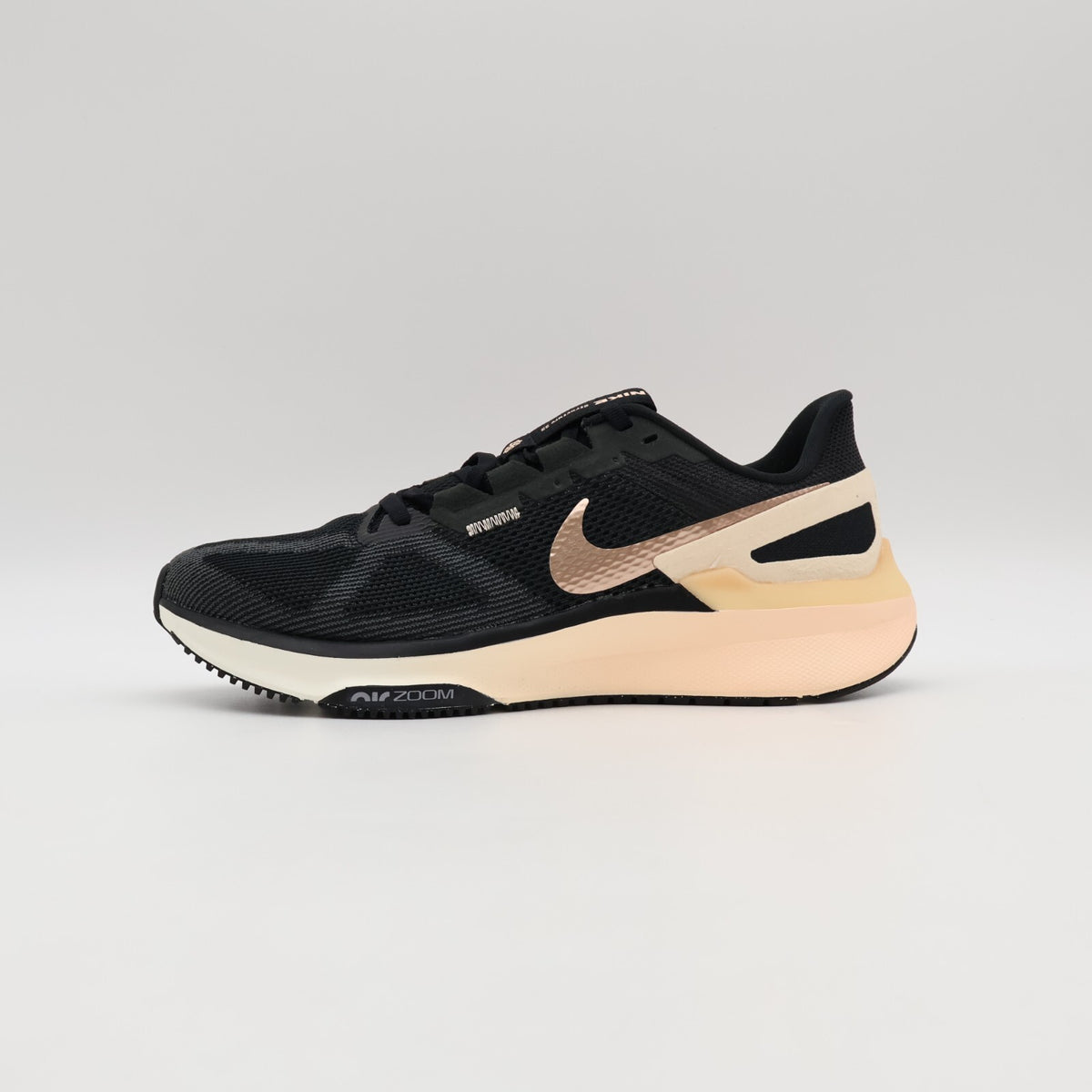 DJ7884-008 Nike Structure 25 Black Crimson Tint Anthracite Metallic Red (Women's