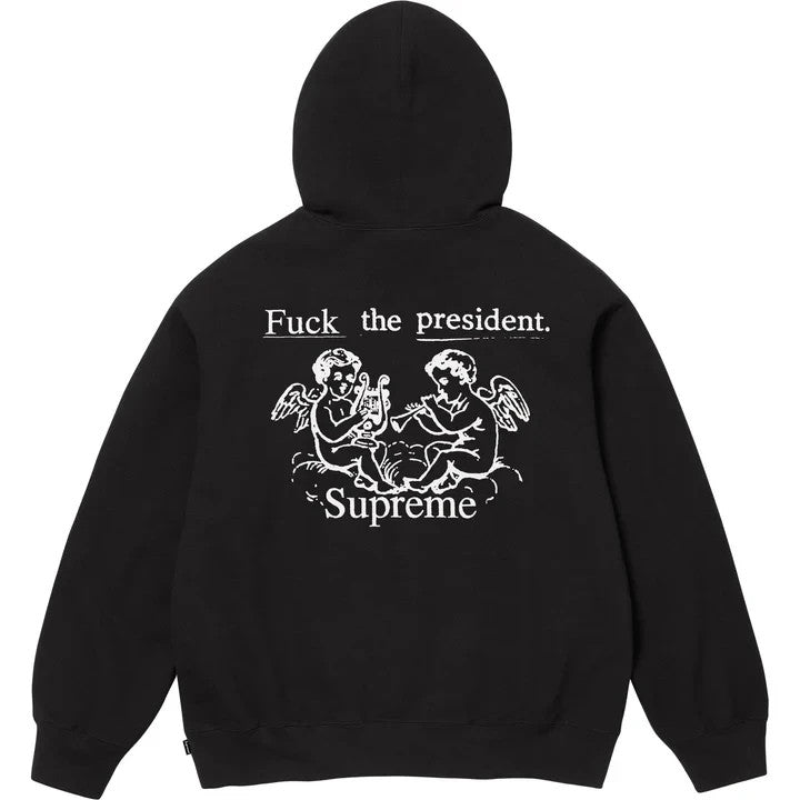 Supreme President Hooded Sweatshirt Black
