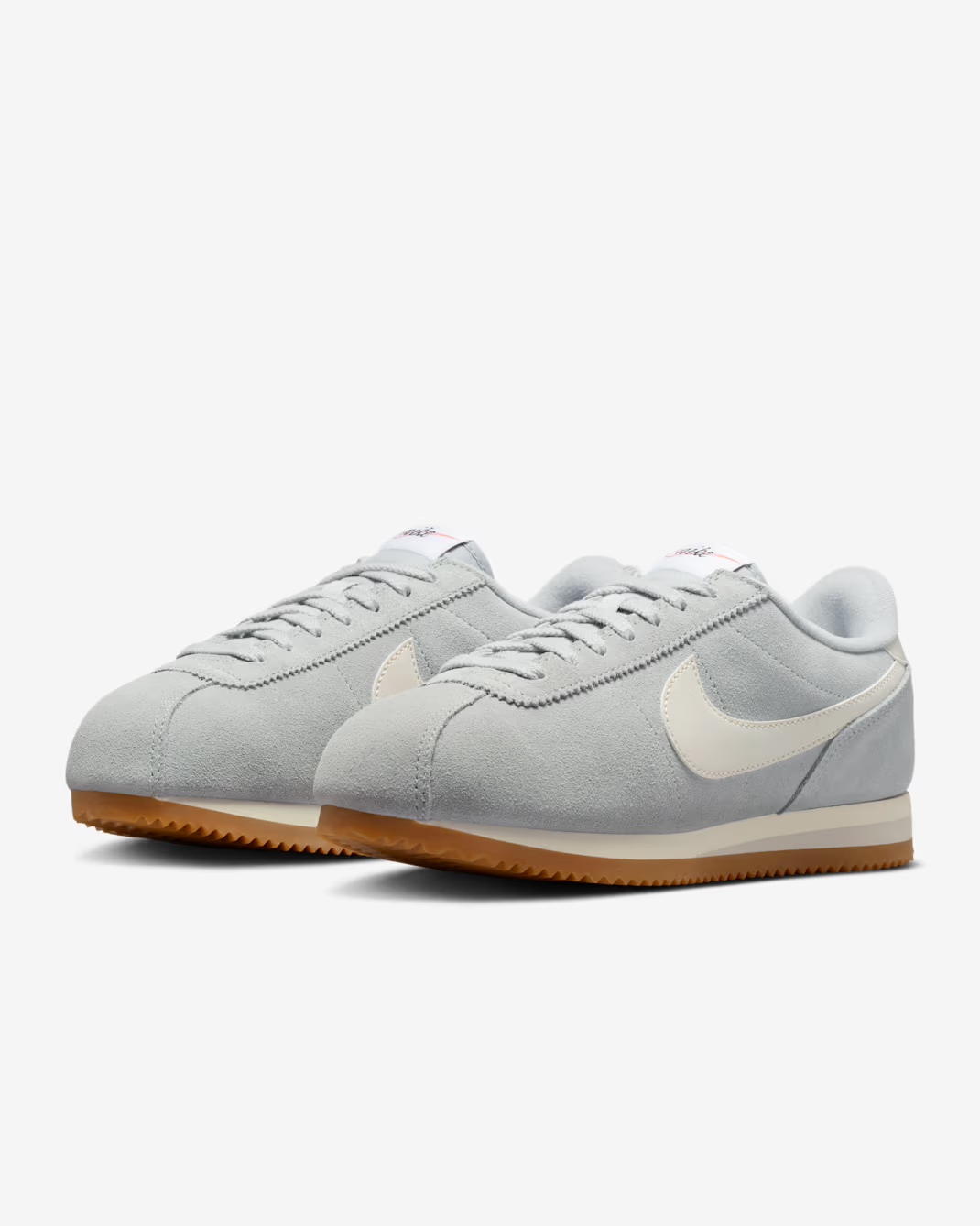 IB1857-002 Nike Cortez Light Smoke Grey Sail Gum Light Brown (Women's)
