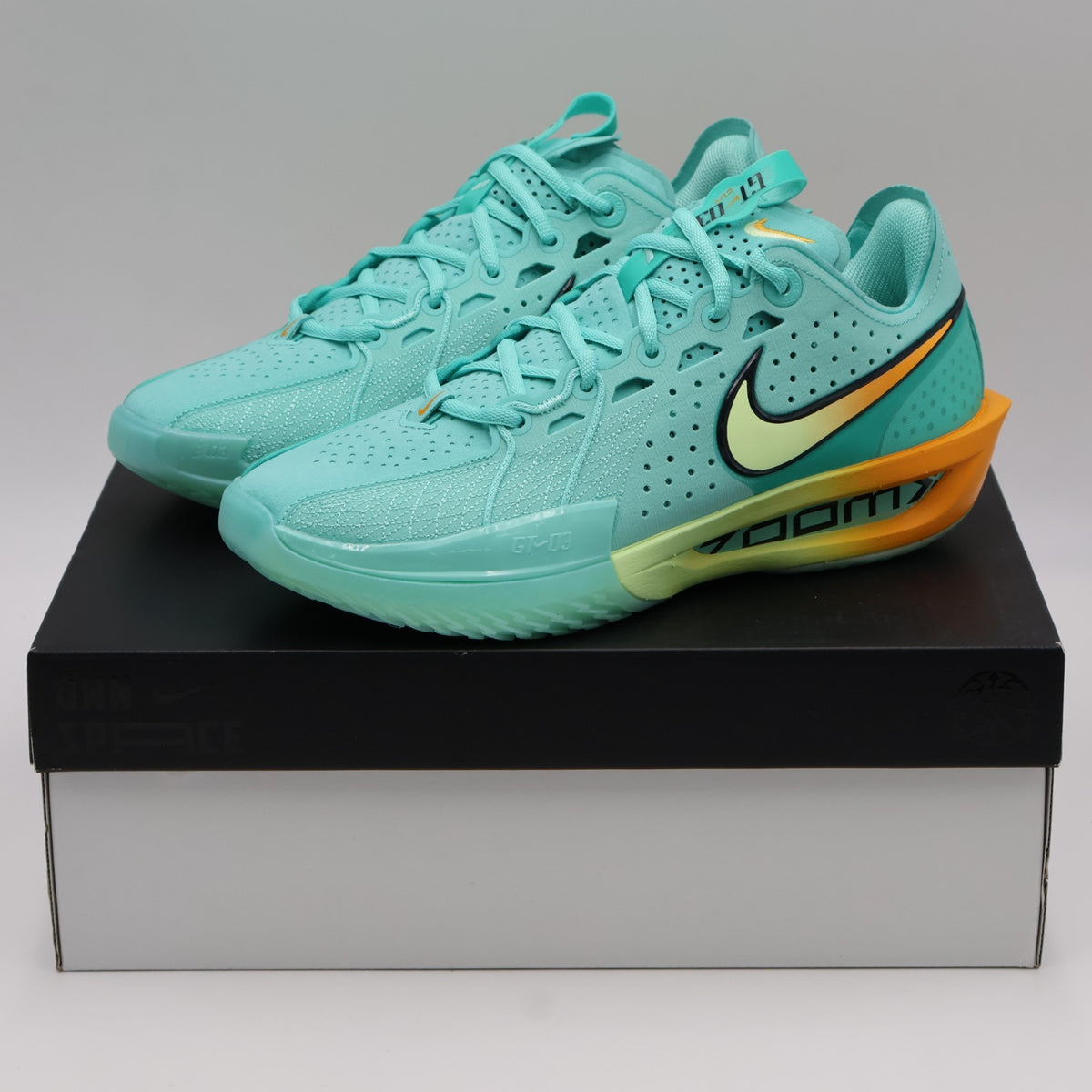 DV2918-301 Nike GT Cut 3 Bleached Turquoise Barley Volt (Men's)