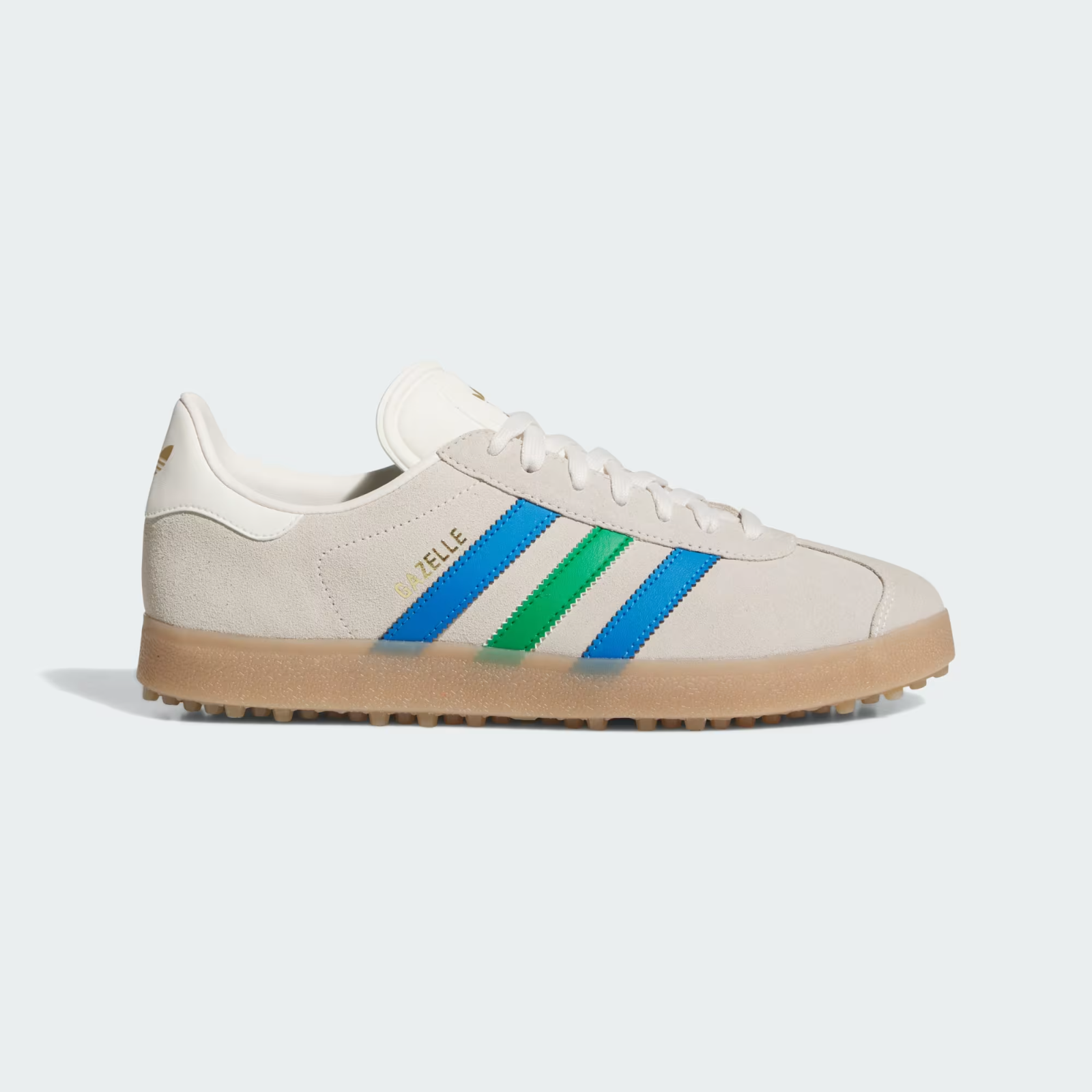 JI4165 adidas Originals Gazelle Spikeless Golf Chalk White Green Blue Bird (Men'