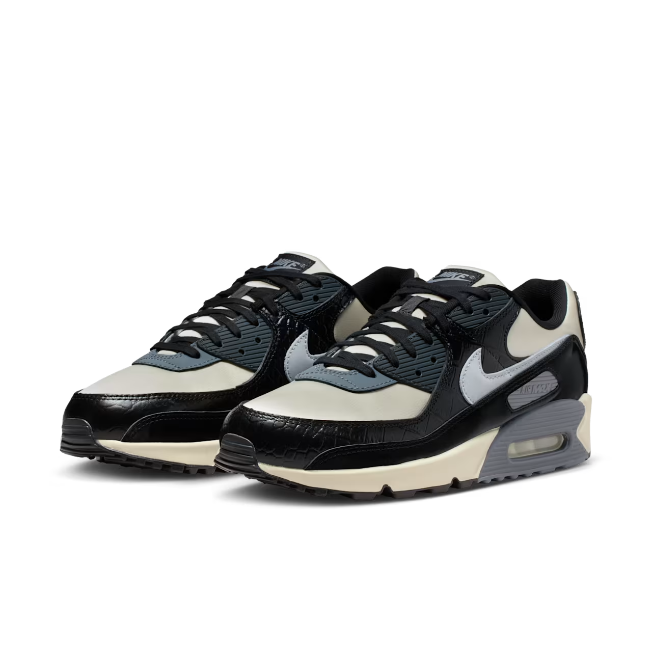 IO4468-100 Nike Air Max 90 Coconut Milk Black (Men's)