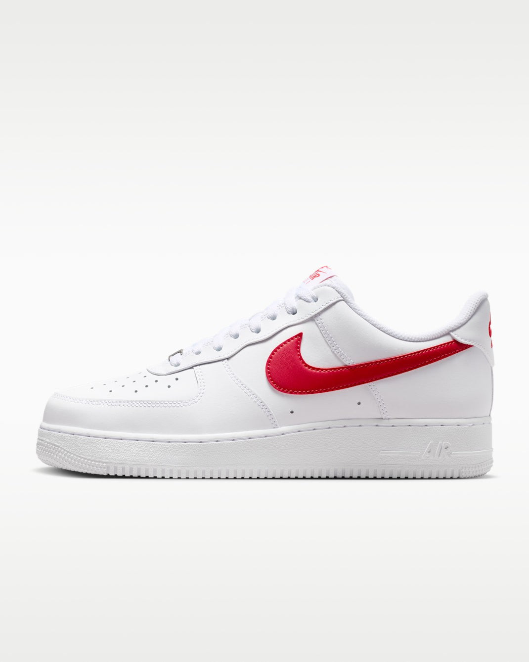 FJ4146-133 Nike Air Force 1 '07 WhiteUniversity Red (Men's)