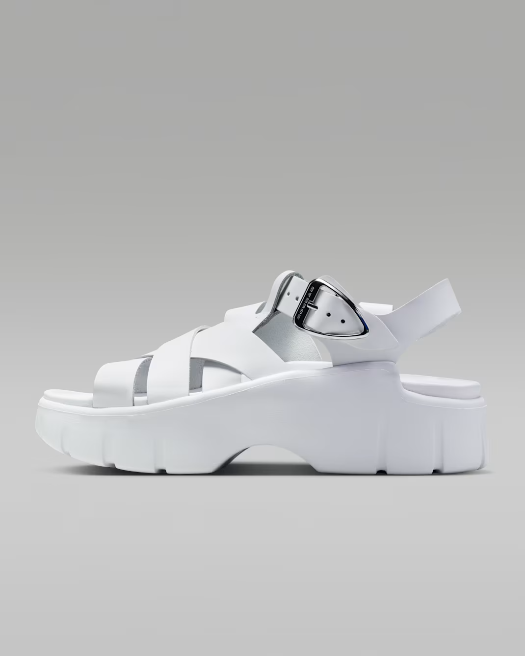 IB8841-100 Nike Jordan Willow Sandal White/Metallic Silver (Women's)