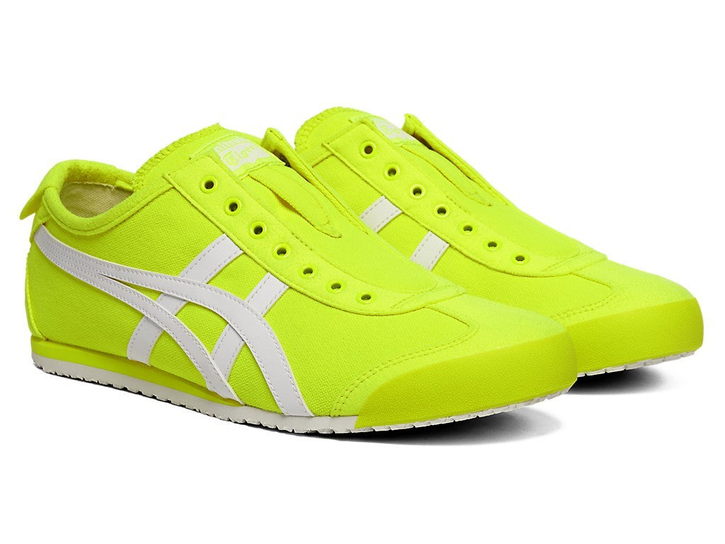 1183A360-752 Onitsuka Tiger Mexico 66 Slip On Safety Yellow/White (Men's)