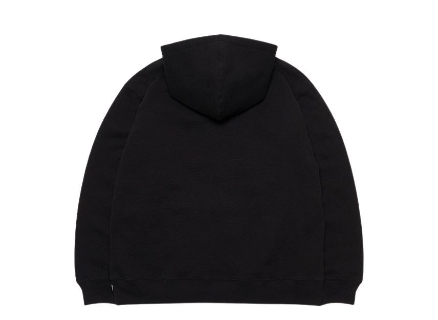 Supreme Burberry Box Logo Hooded Sweatshirt Black