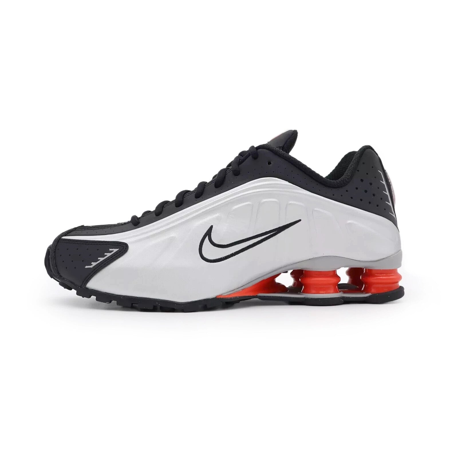 BV1111-008 Nike Shox R4 OG Black and Metallic Silver (Men's)