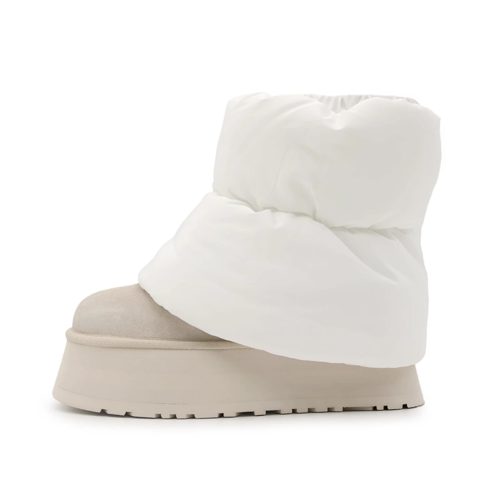 1158275-WCRM UGG Women's Classic Mini Dipper Puffer White Ceramic (Women's)