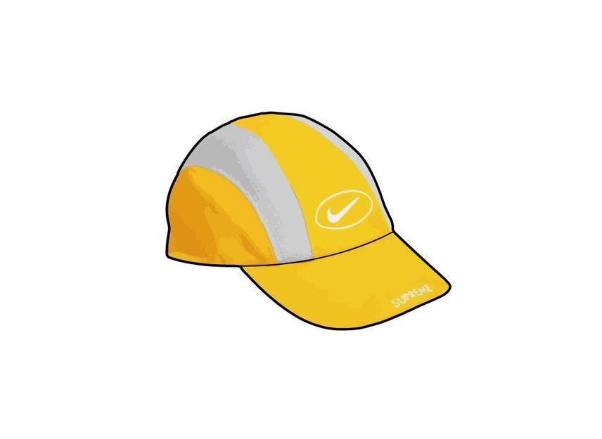 Supreme Nike Running Hat Yellow
