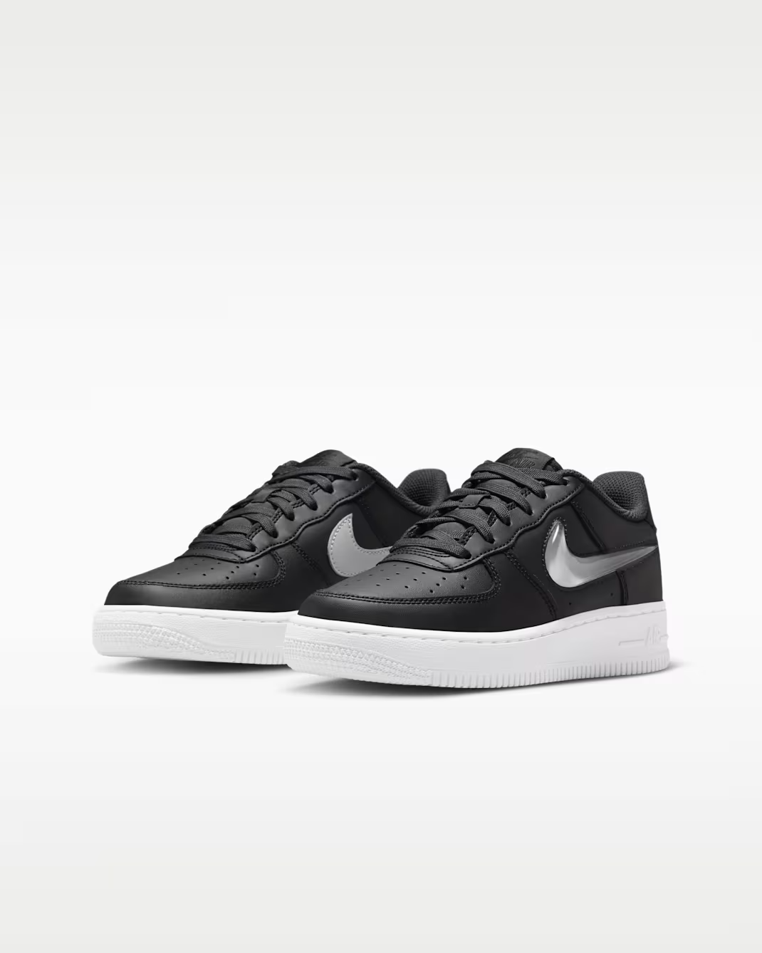 IR0595-002 IR0595-002 Nike GS Air Force 1 Dark Smoke Grey/Black