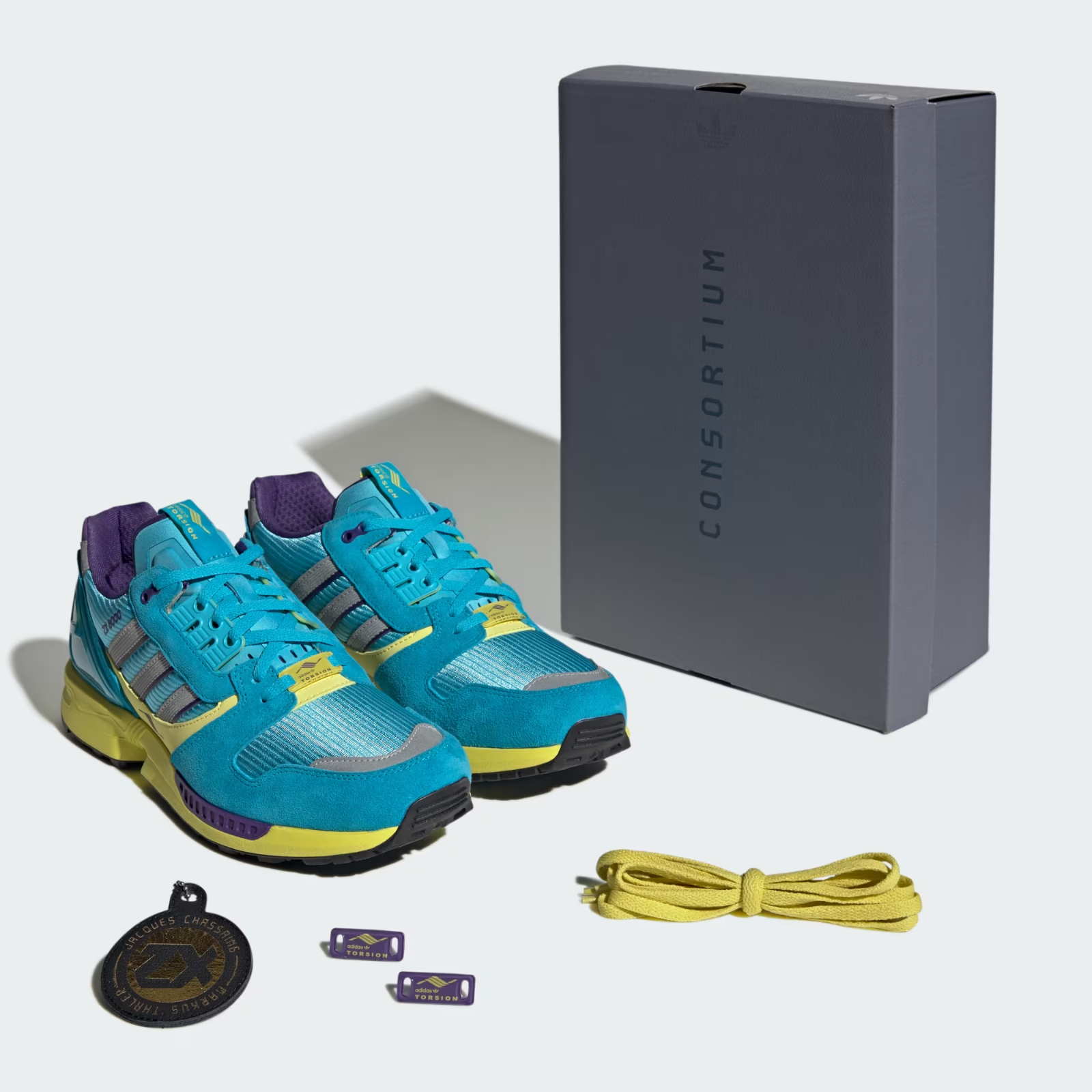 JQ6739 adidas ZX 8000 JC MT Consortium Blue Glow Purple (Men's)