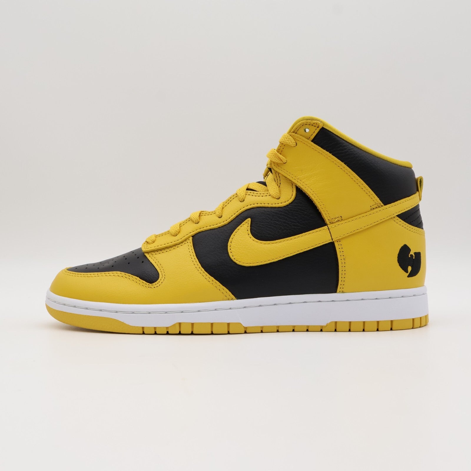 HJ4320-001 Wu-Tang Clan Nike Dunk High Retro PRM Black and Pollen (Men's)