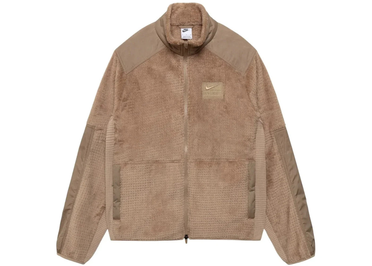 Stussy Nike Full Zip Fleece Pine Nut