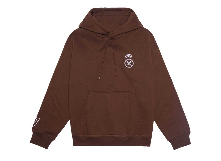 Nike SB x Yuto Horigome Skateboard Fleece Pullover Parka Brown
