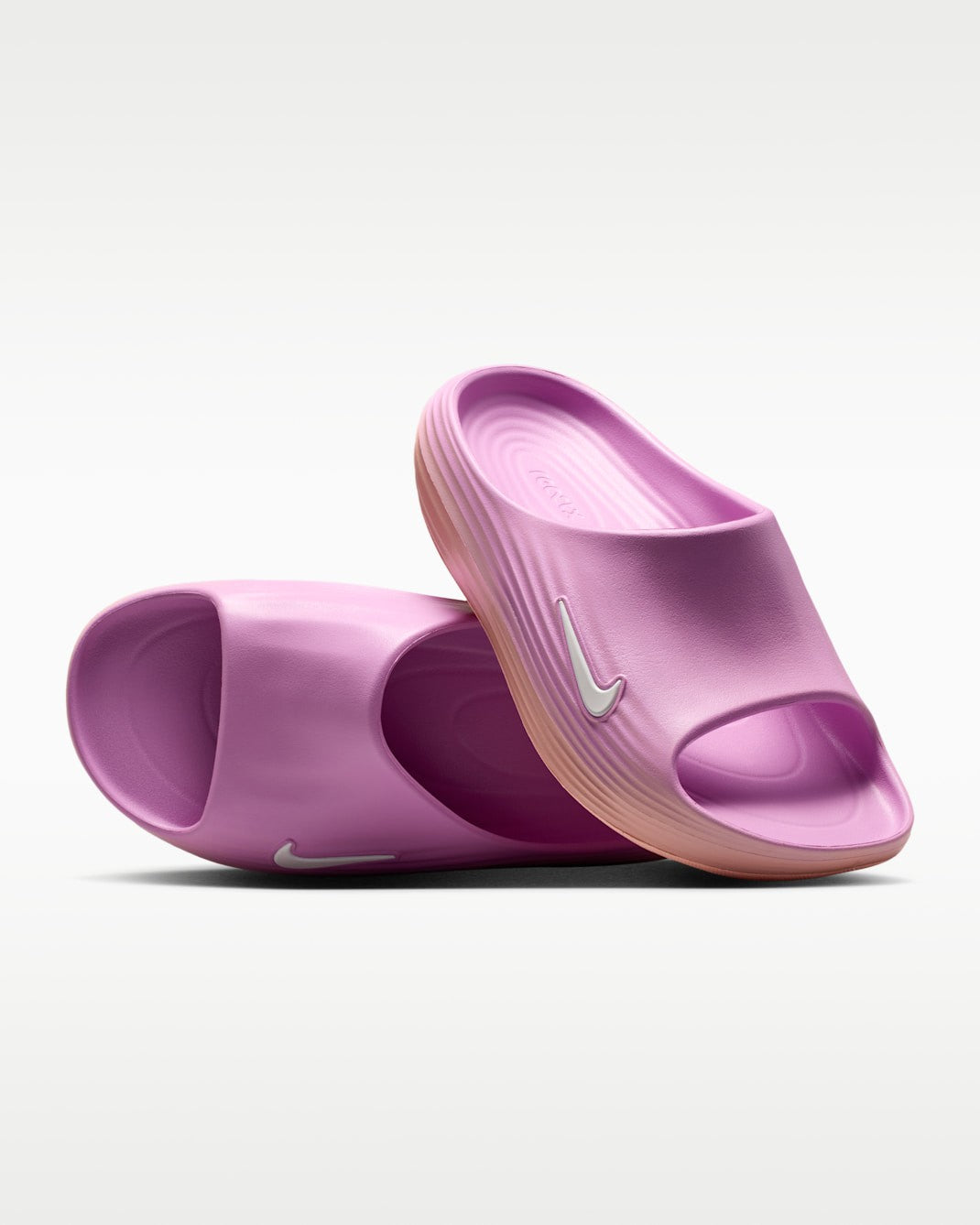 HV4484-802 Nike Women's ReactX Rejuven8 Slides Arctic OrangeLight Magenta (Women