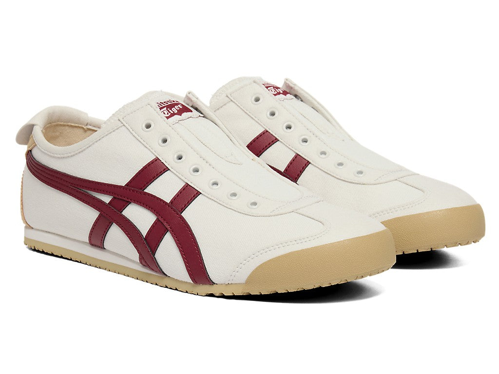 1183A360-131 Onitsuka Tiger Mexico 66 Slip-On Off WhiteBeet Juice (Men's)
