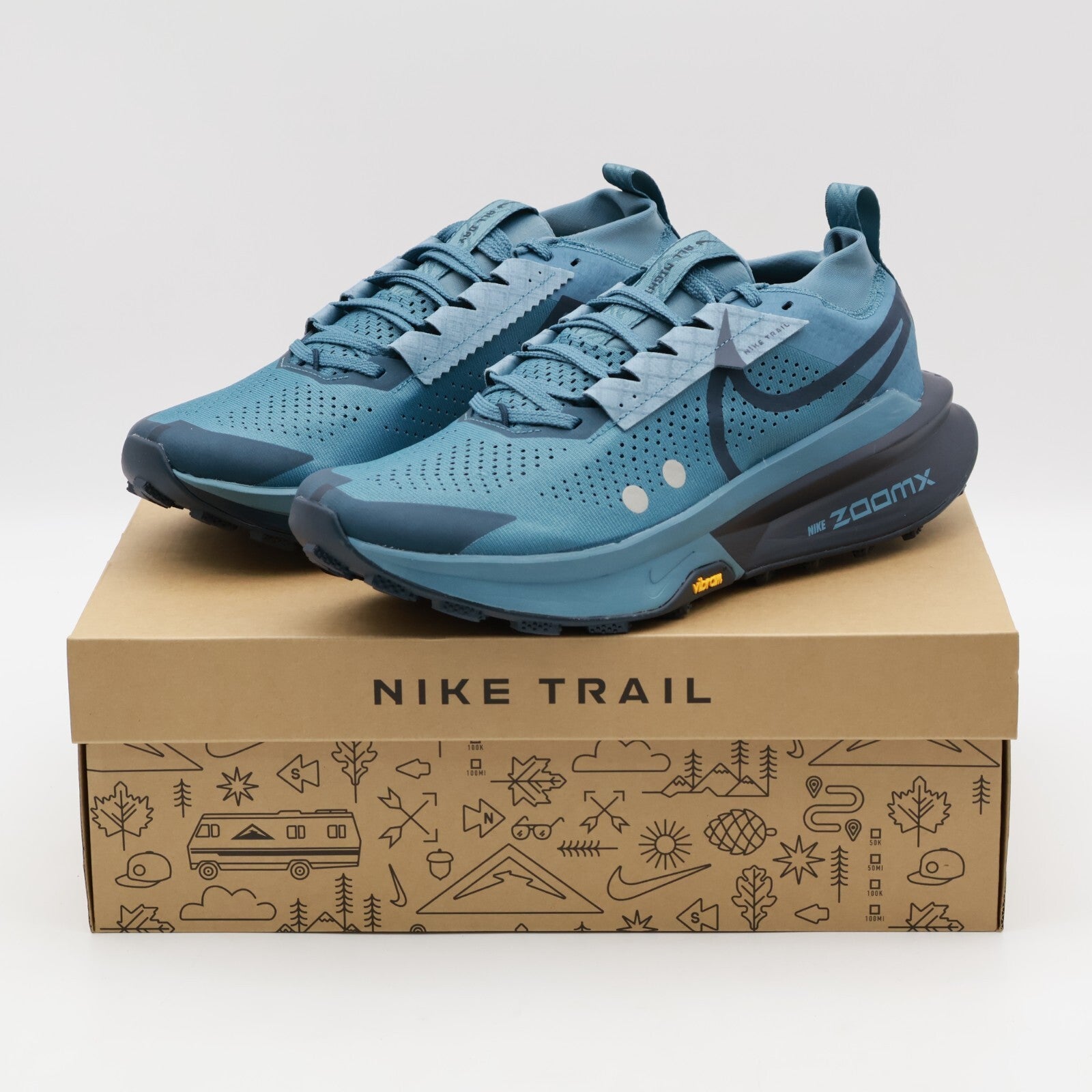 FD5190-006 Nike Zegama Trail 2 Smokey Blue Metallic Platinum Armory Navy (Men's)