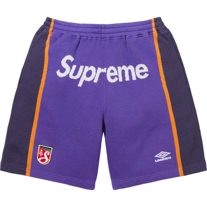Supreme Umbro Knit Soccer Short Purple