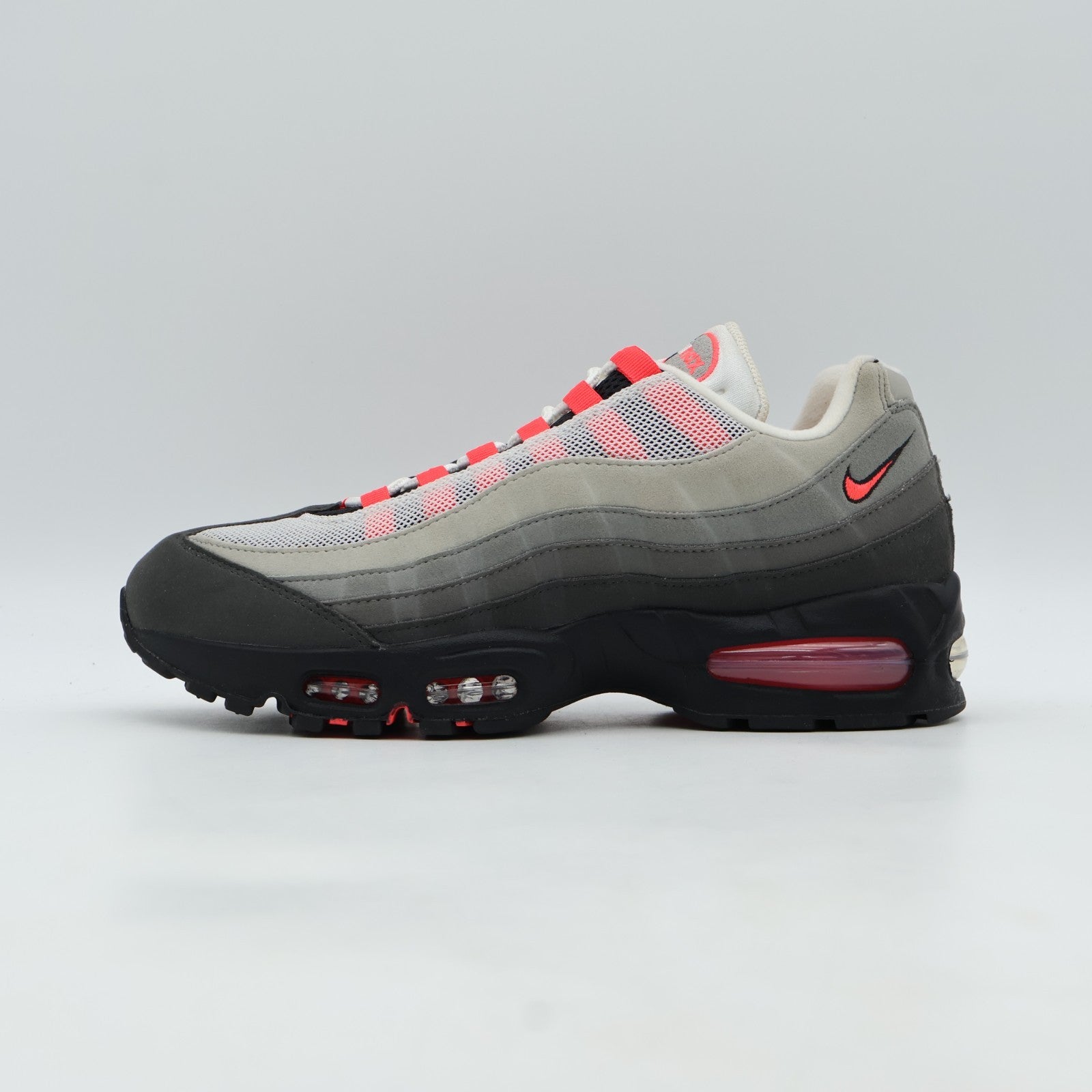 IM7410-001 Nike Air Max 95 OG Big Bubble Medium Ash/Solar Red ( Men's )