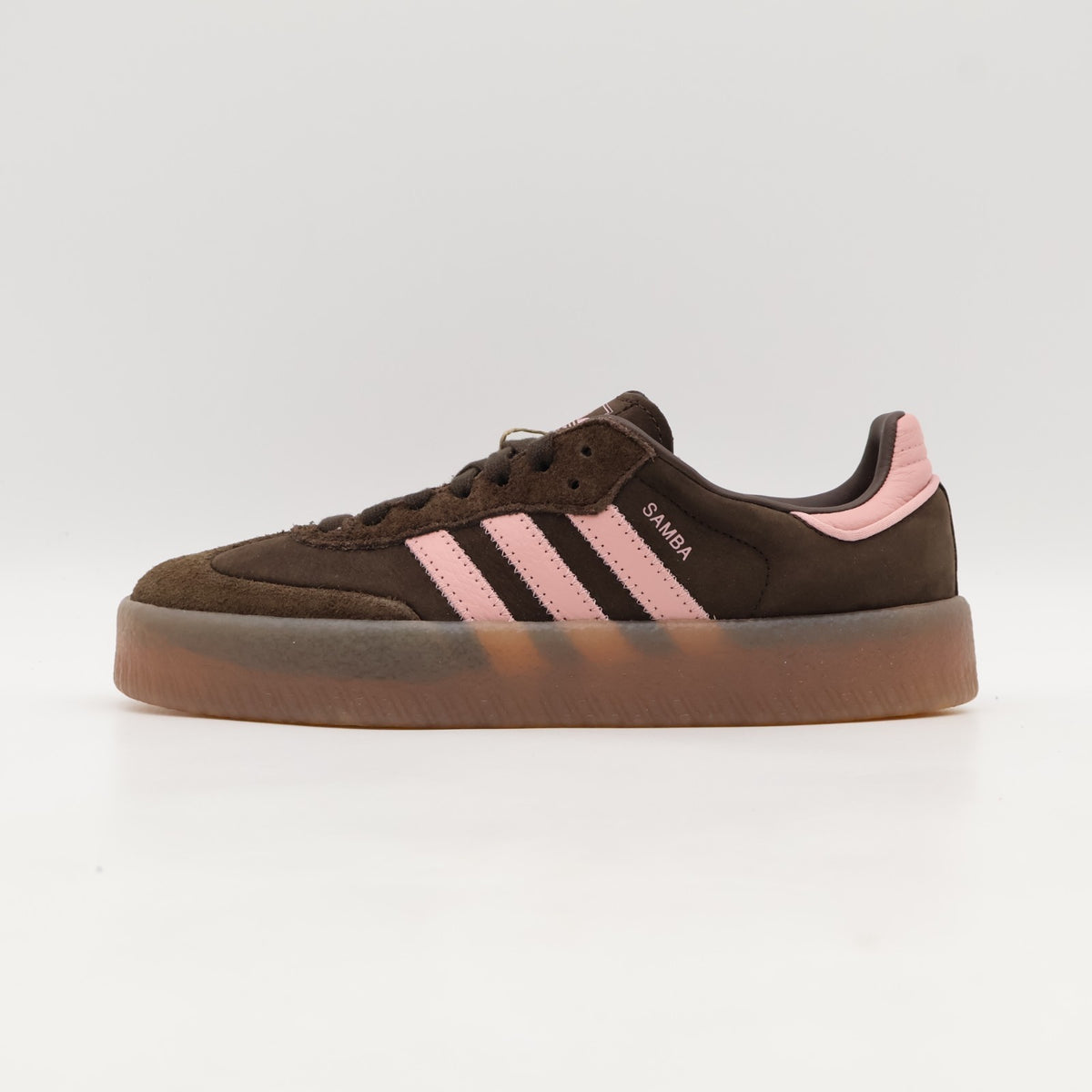 JI2744 adidas Originals Sambae Dark Brown Wonder Mauve Gum M2 (Women's)