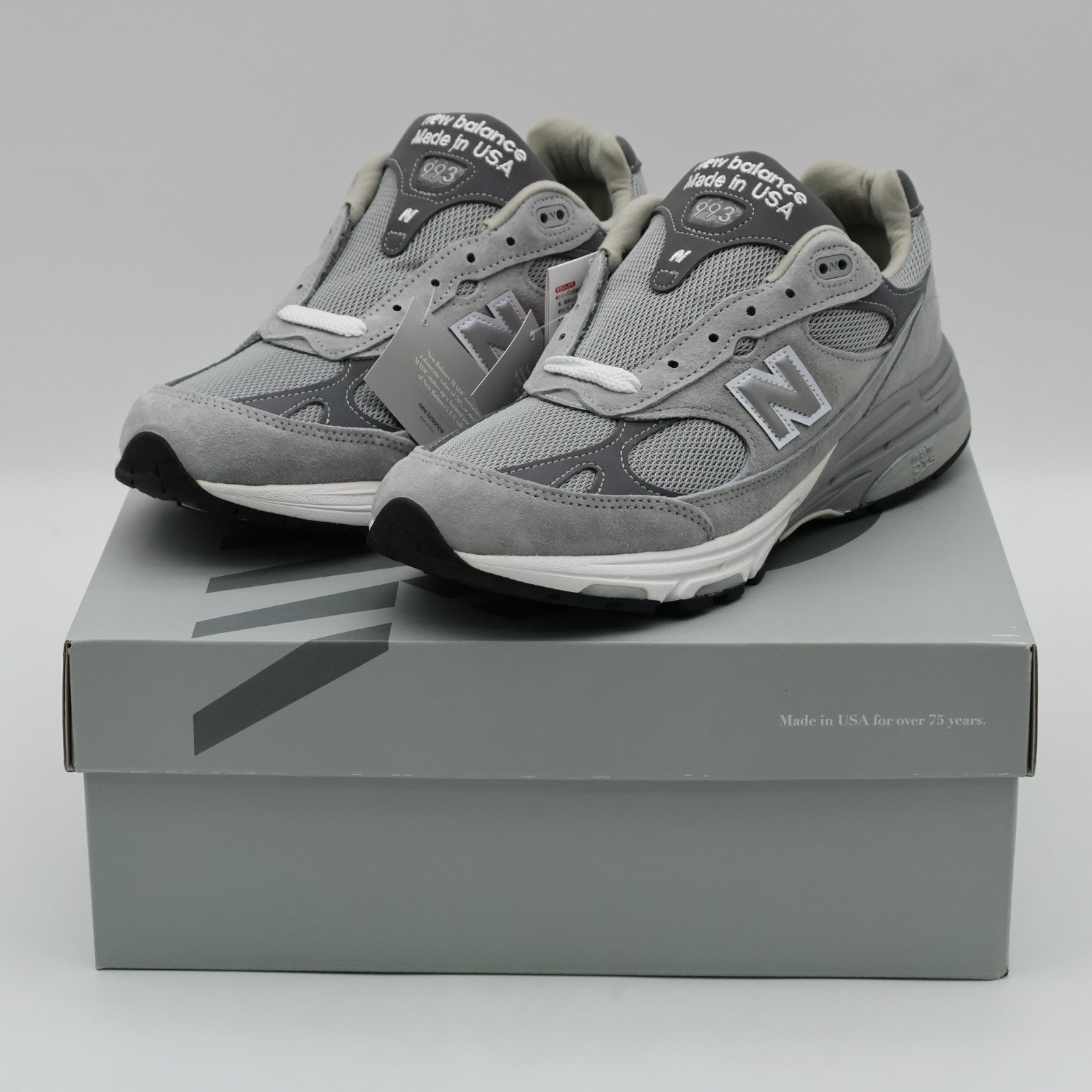 MR993GL New Balance 993 Gray Made in USA MiUSA (Men's)