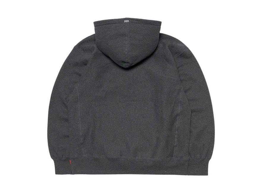 Supreme Box Logo Hooded Sweatshirt Charcoal (21FW)