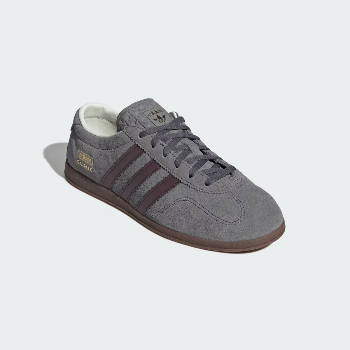 KI0016 adidas Gazelle Lo Pro Grey Five Night Red (emmi Exclusive) (Women's)