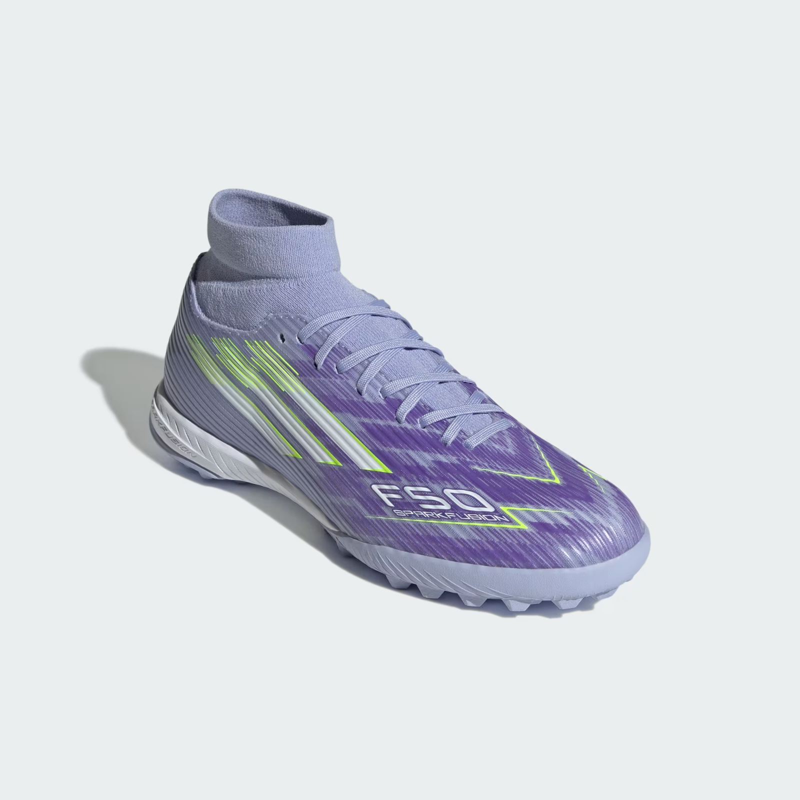 JI0014 adidas F50 Sparkfusion League Turf Boots Violet Tone (Women's)
