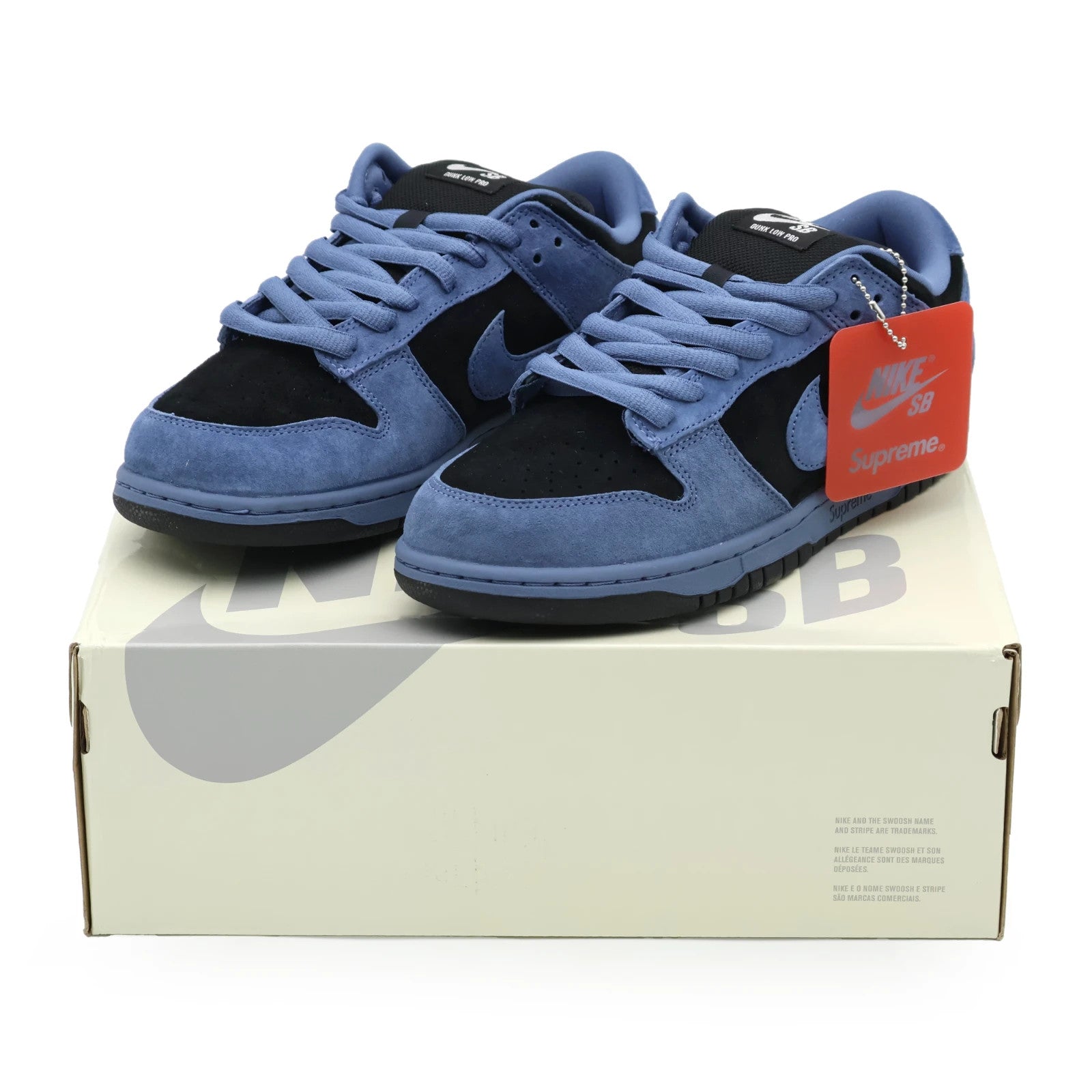 HQ8487-400 Supreme Nike SB Dunk Low Ocean Fog (North America Exclusive) (Men's)