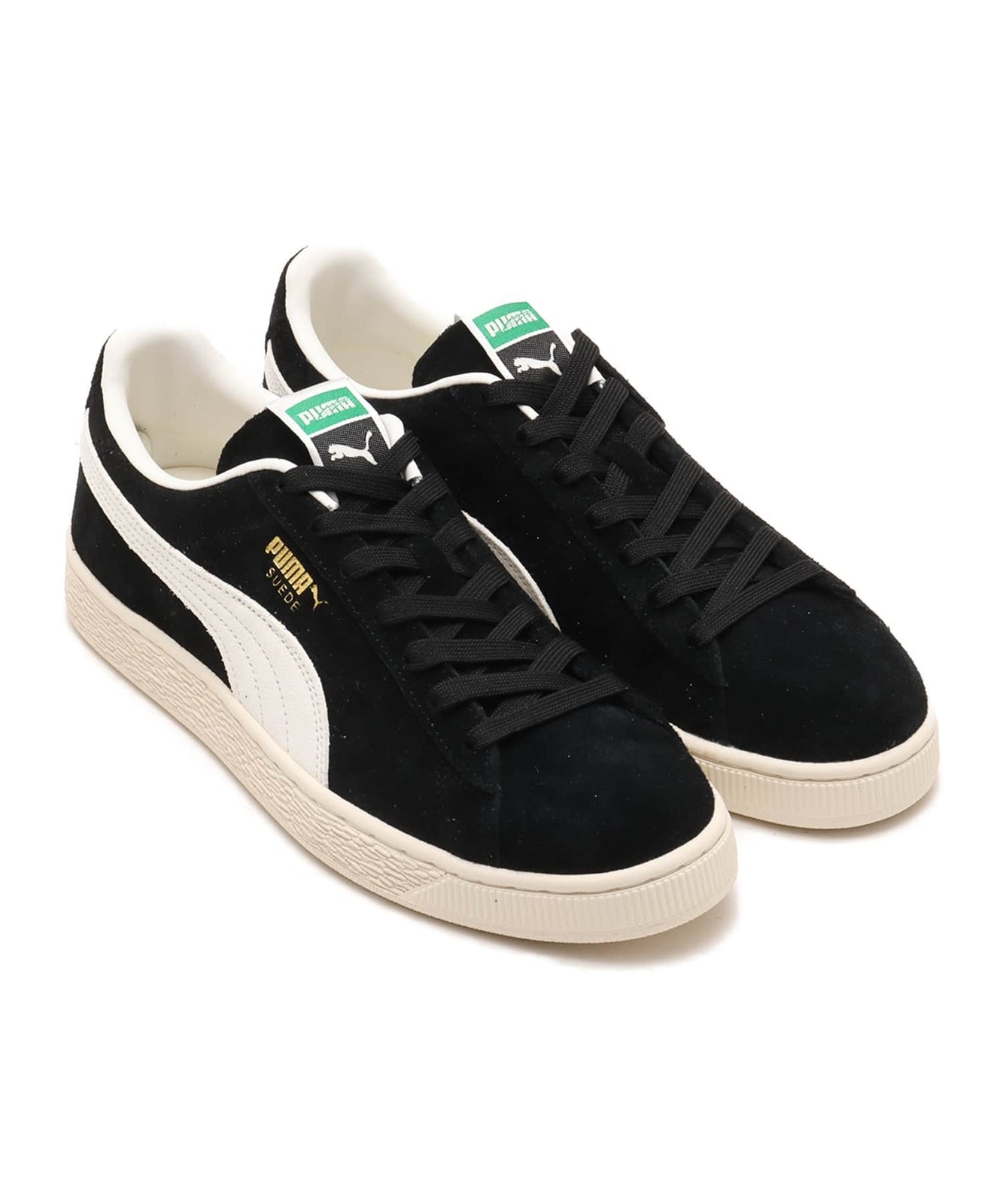 403700-01 Puma Suede Charles F Stead 1 Puma Black Puma White (Men's)