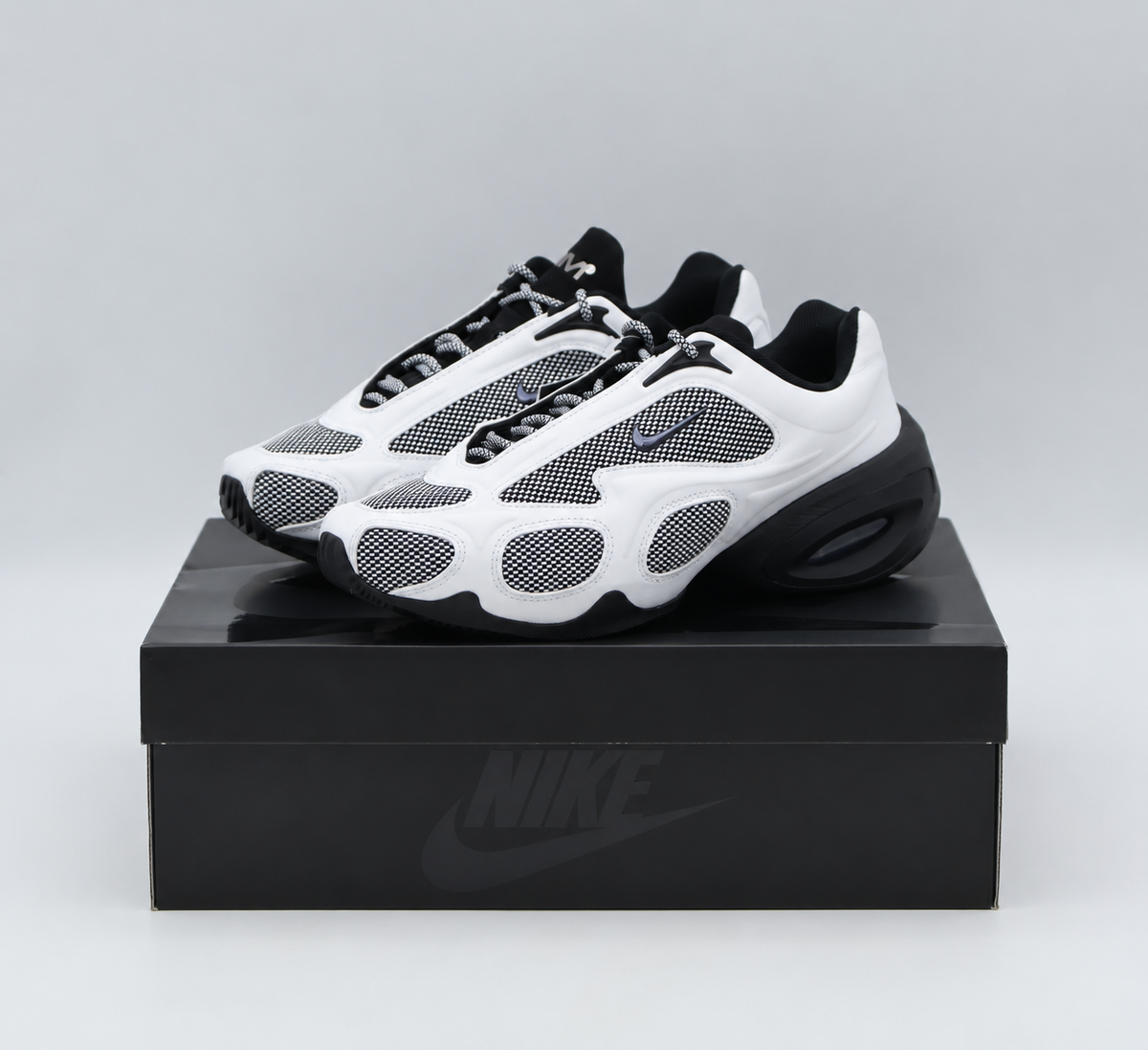 II6282-100 Nike Air Max Muse Summit White Black Metallic Dark Grey (Women's)