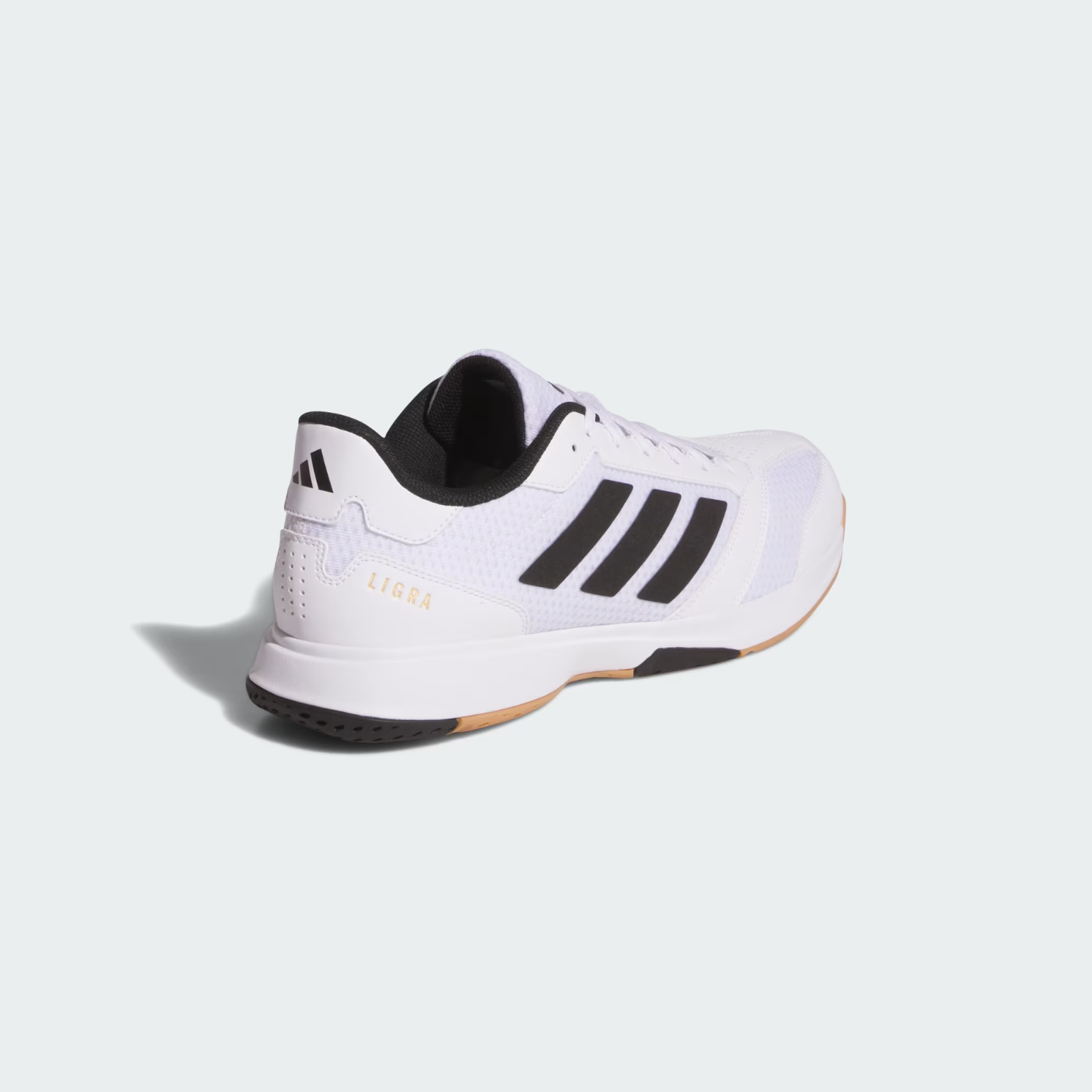 JI1505 Adidas Ligra 8 Indoor Court Shoes Cloud White Core Black (Men's)