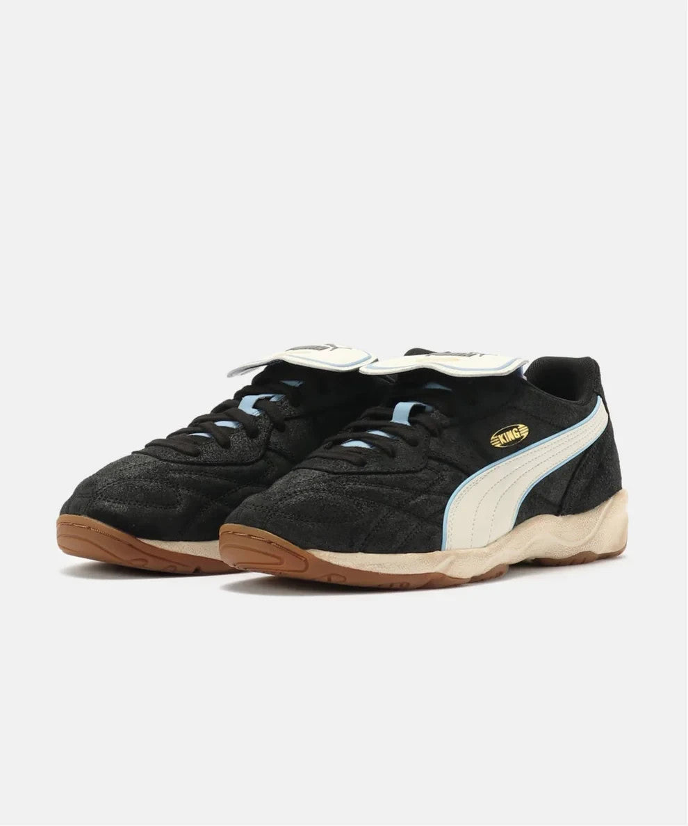 403628-01 Puma King Indoor Black White (Men's)