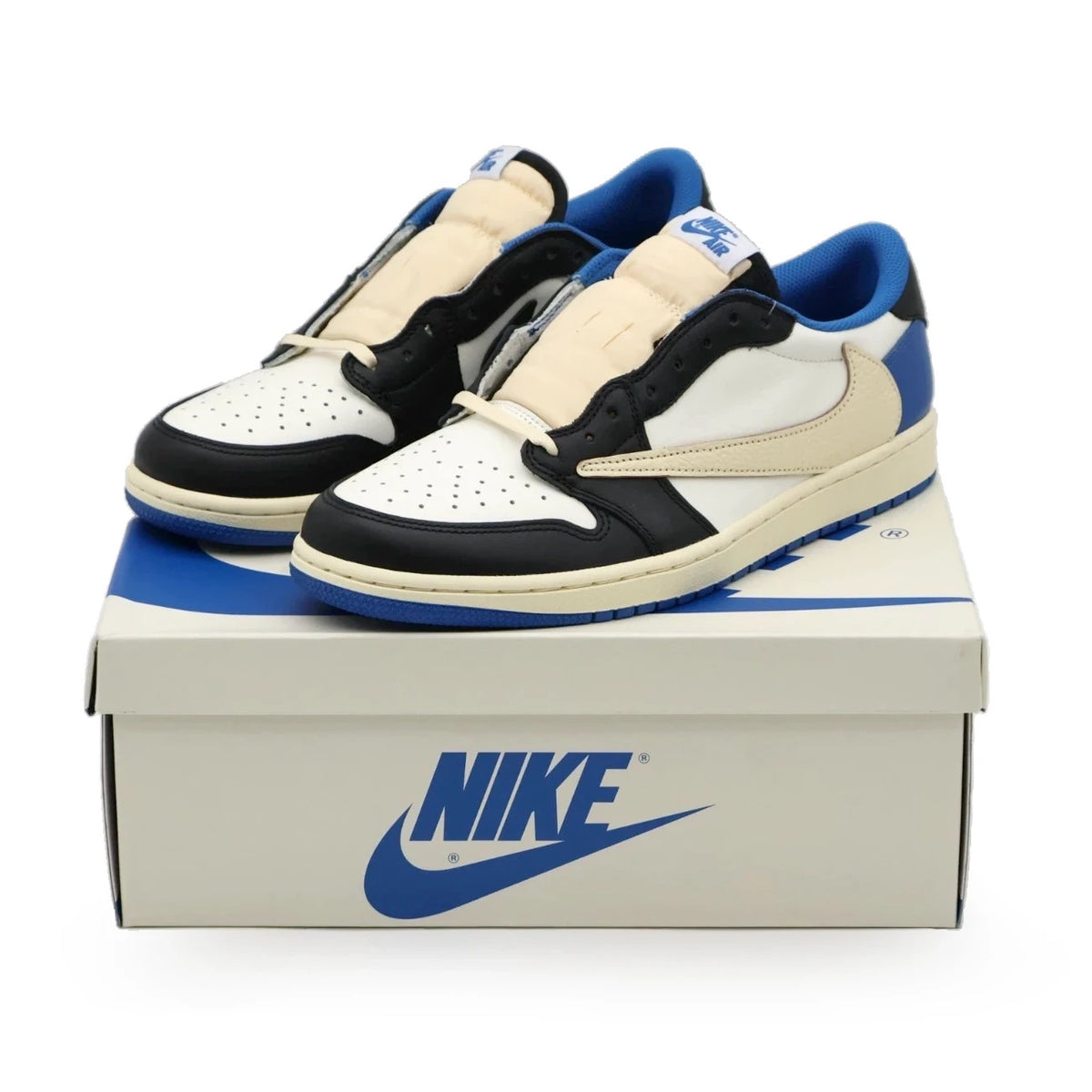 DM7866-140 Travis Scott fragment design Nike Air Jordan 1 Low OG SP (Men's)
