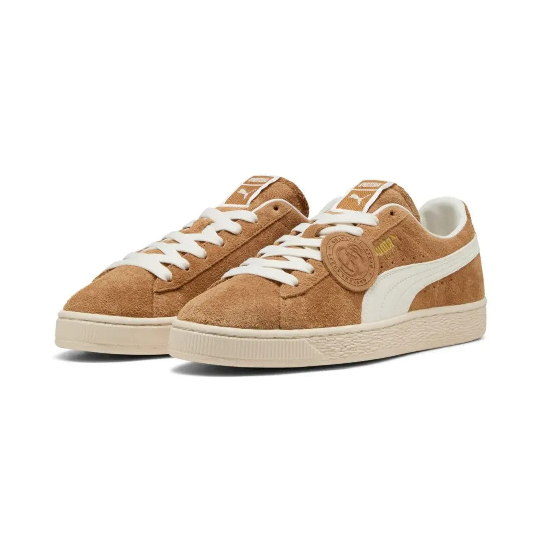 403767-03 Puma Suede Charles F Stead 5 Honey Butter PUMA White (Men's)