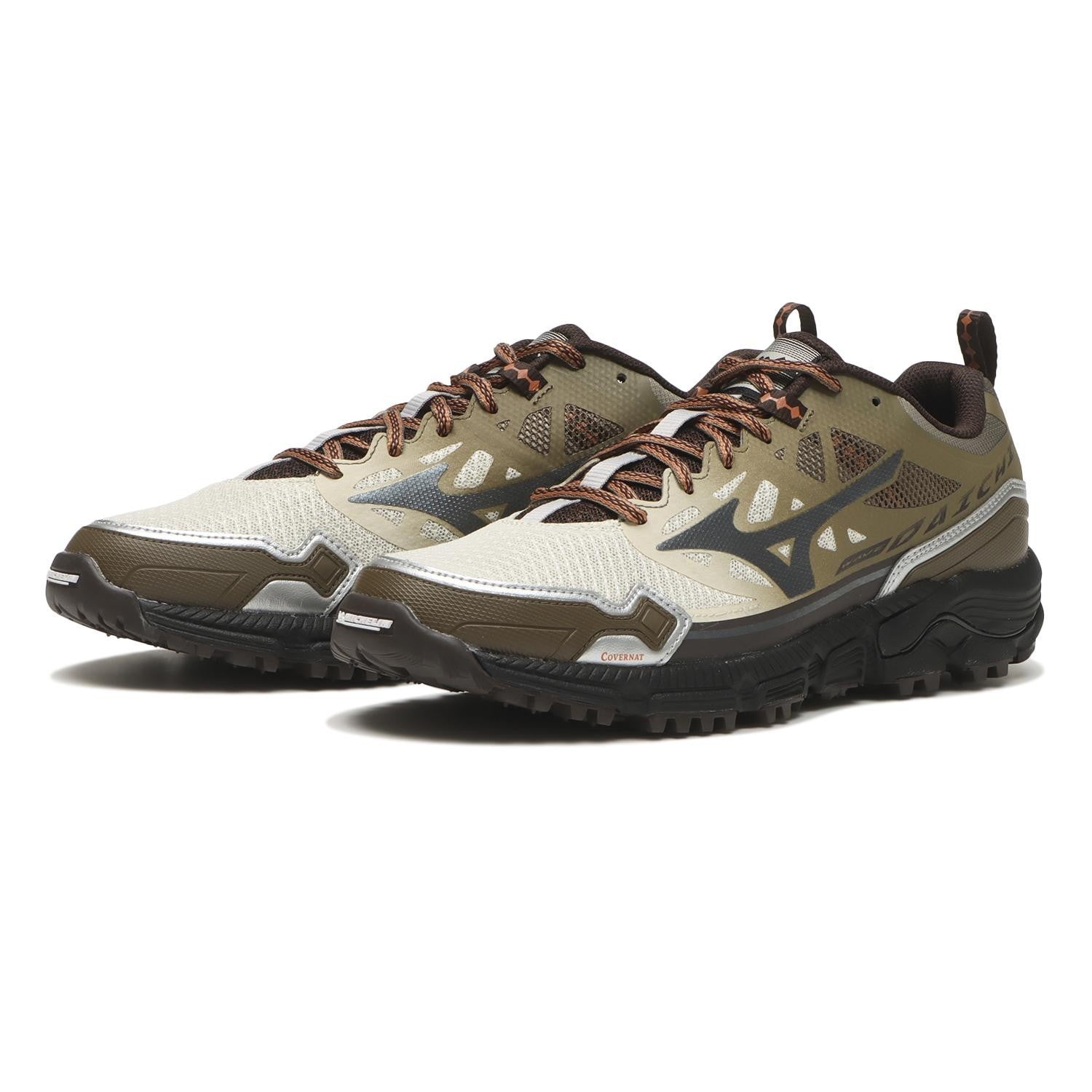 D1GD262101 Covernat Mizuno Wave Daichi LS Khaki/Black (Men's)