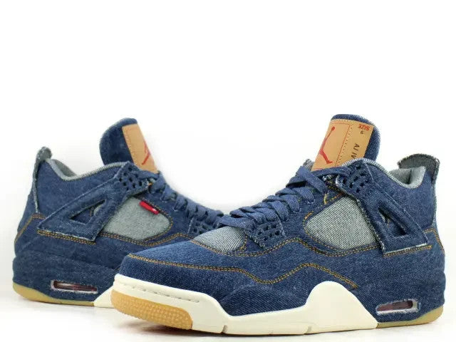 AO2571-401-R LEVI'S Ã Nike Air Jordan 4 "Denim" (Blank Tab) (Men's)