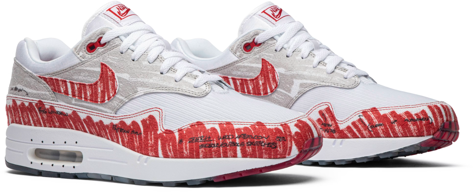 CJ4286-101 Nike Air Max 1 "Tinker Hatfield Sketch" (Men's)