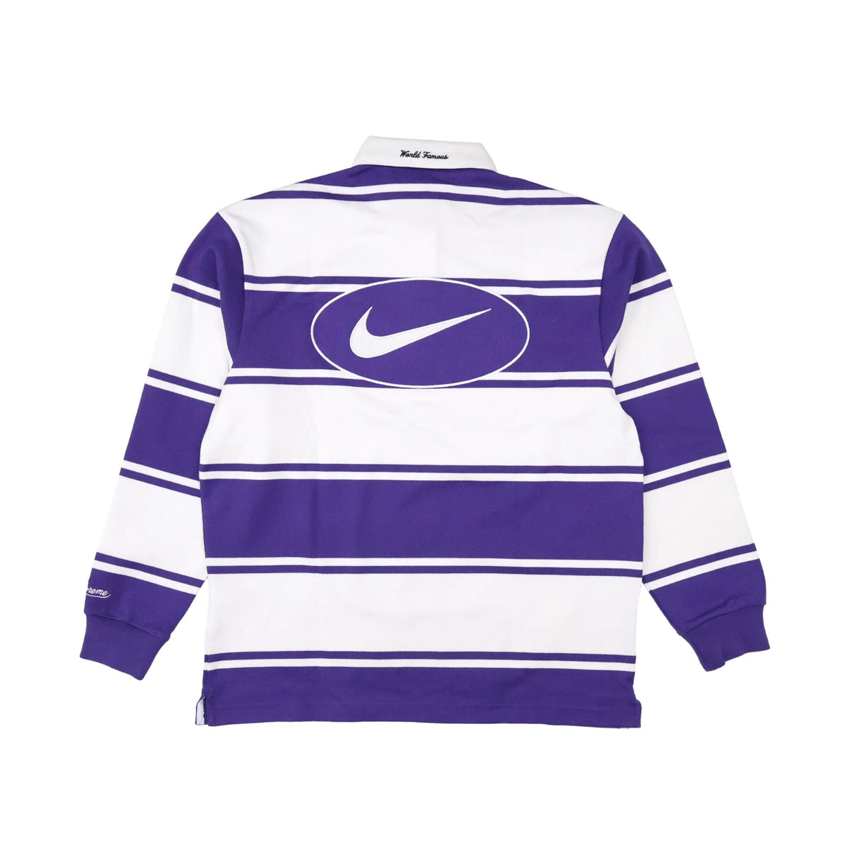 Supreme Nike Stripe Rugby Purple