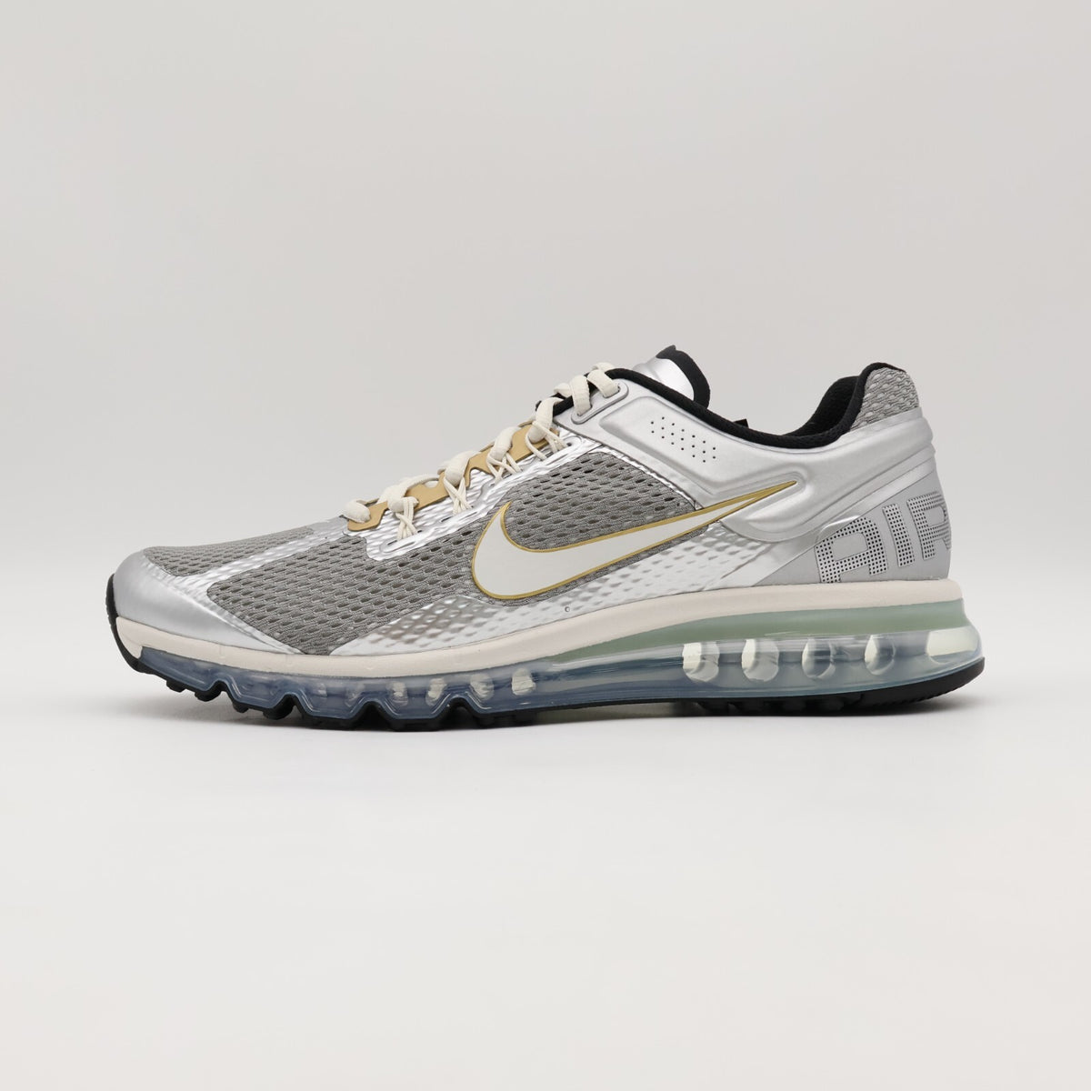 HJ7901-095 Nike Air Max 2013 Silver Metallic Pewter Metallic Gold Phantom (Men's