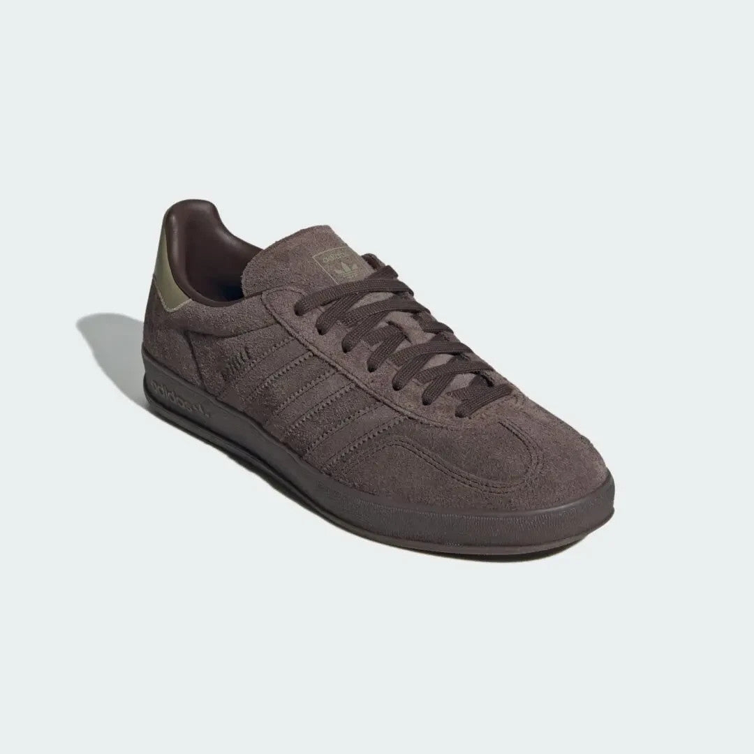 JQ8402 adidas Originals Gazelle Indoor Dark Brown Dark Brown Orbit Green (Men's)